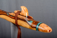 Ironwood Burl (desert) Native American Flute, Minor, Mid F#-4, #M39I (2)